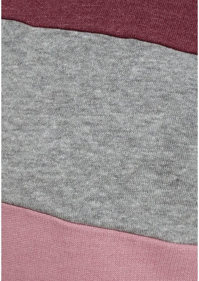 KIDSWORLD Sweatjurk lang sportief streepdessin van katoenmix lange mouwen