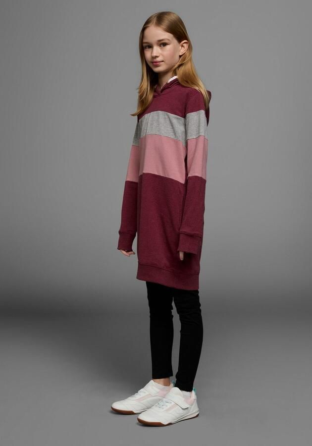 KIDSWORLD Sweatjurk lang sportief streepdessin van katoenmix lange mouwen - Foto 5