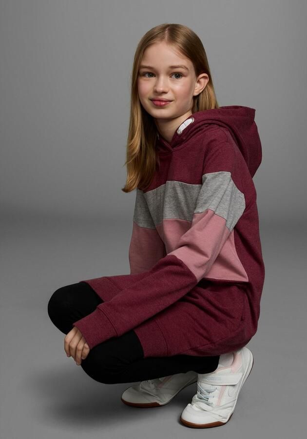 KIDSWORLD Sweatjurk lang sportief streepdessin van katoenmix lange mouwen - Foto 6