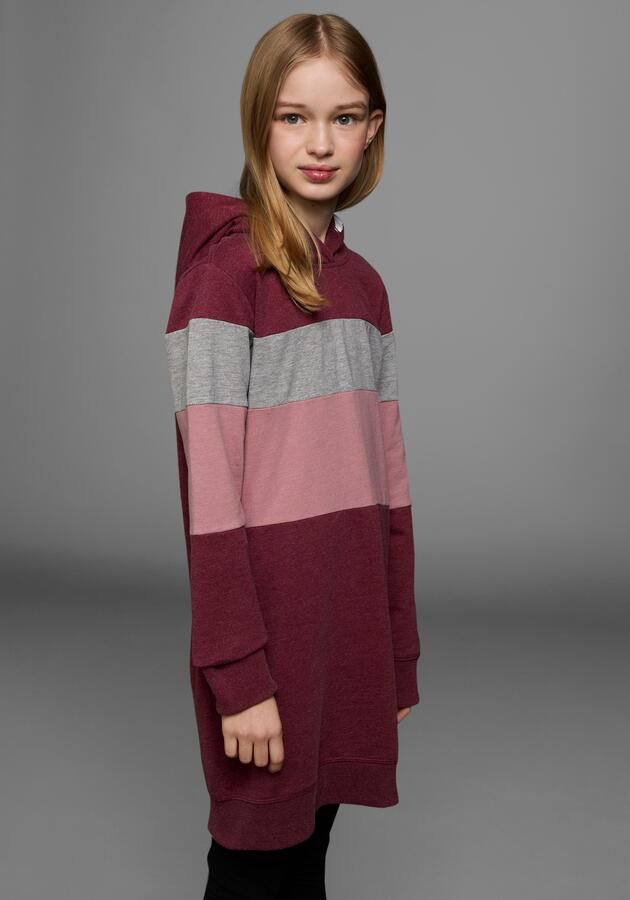 KIDSWORLD Sweatjurk lang sportief streepdessin van katoenmix lange mouwen - Foto 7