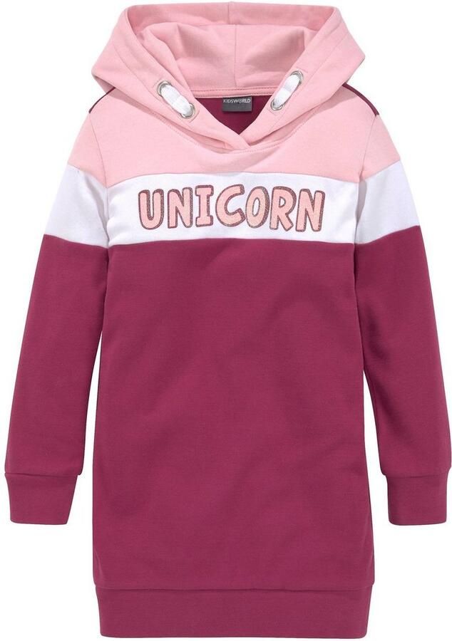 KIDSWORLD Sweatjurk Unicorn lang modieus van katoenmix lange mouwen - Foto 8