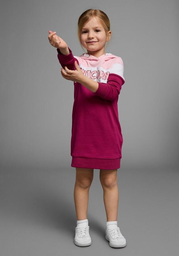 KIDSWORLD Sweatjurk Unicorn lang modieus van katoenmix lange mouwen - Foto 6