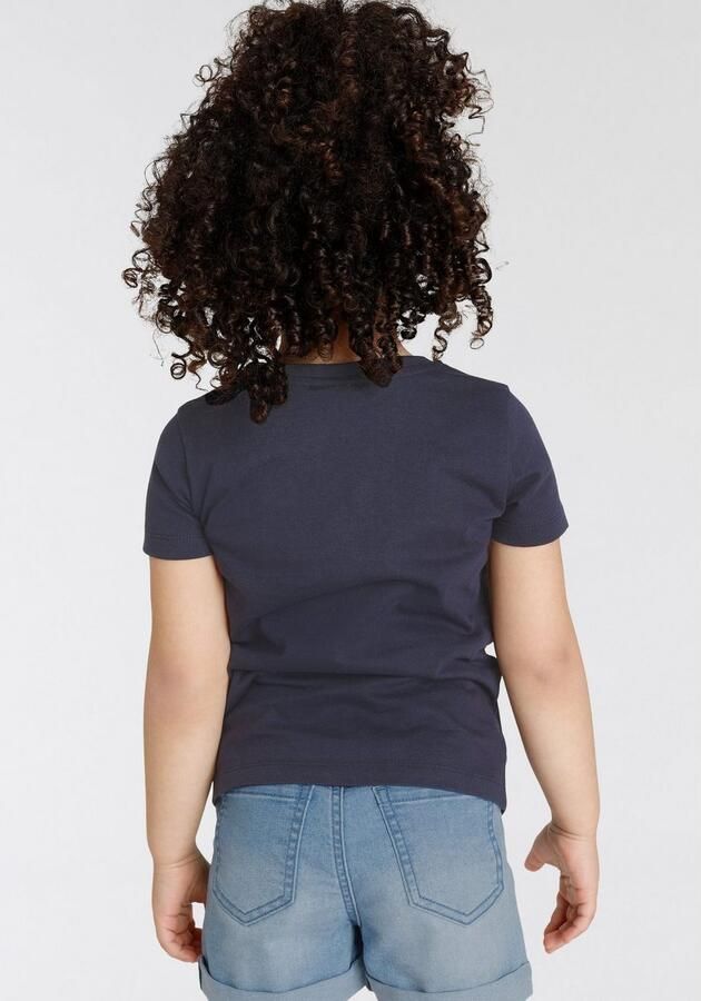 KIDSWORLD T-shirt Believe in Unicorns Korte mouwen heuplange pasvorm met glinsterende print ronde hals - Foto 4