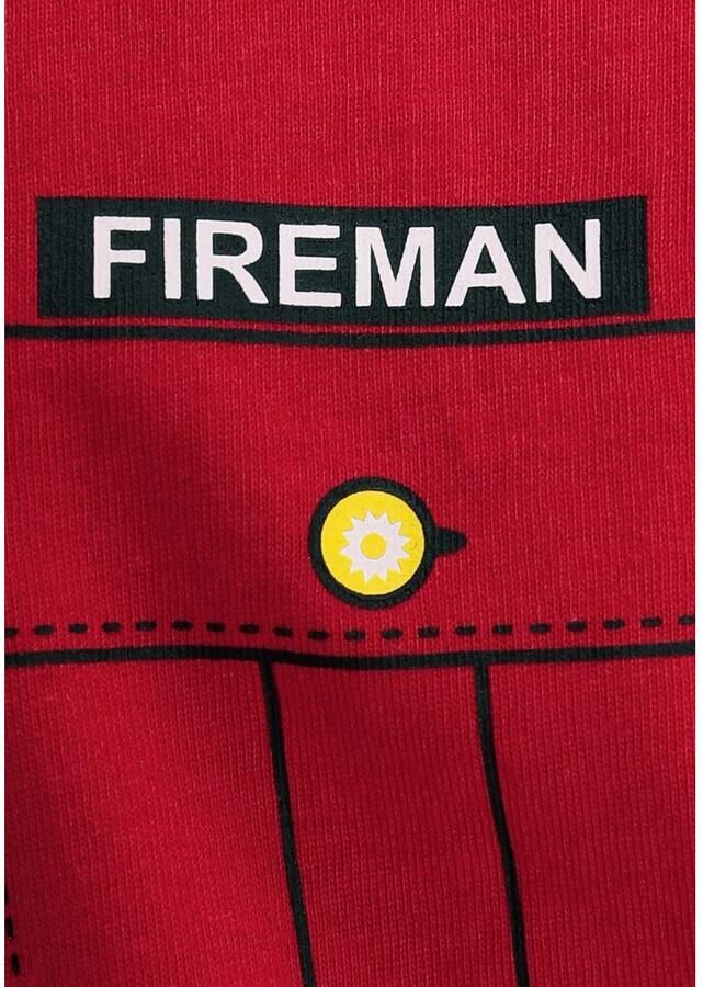 KIDSWORLD T-shirt Brandweer Korte mouwen basic pasvorm bedrukt ronde hals - Foto 2