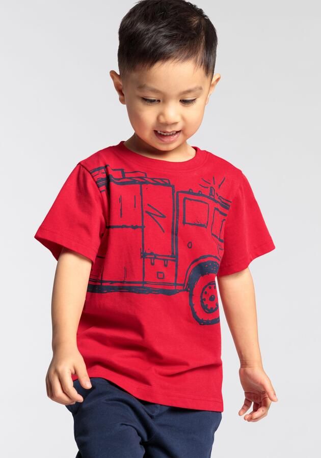 KIDSWORLD T-shirt Brandweer Korte mouwen basic pasvorm met trendy print ronde hals - Foto 7