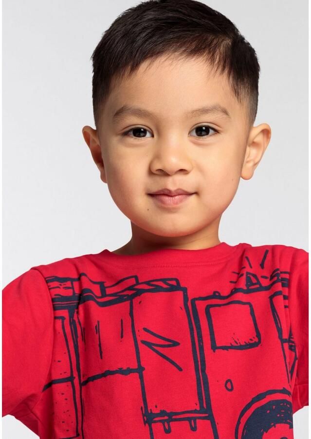 KIDSWORLD T-shirt Brandweer Korte mouwen basic pasvorm met trendy print ronde hals - Foto 3