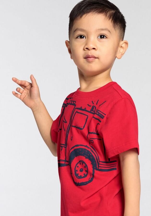KIDSWORLD T-shirt Brandweer Korte mouwen basic pasvorm met trendy print ronde hals - Foto 6