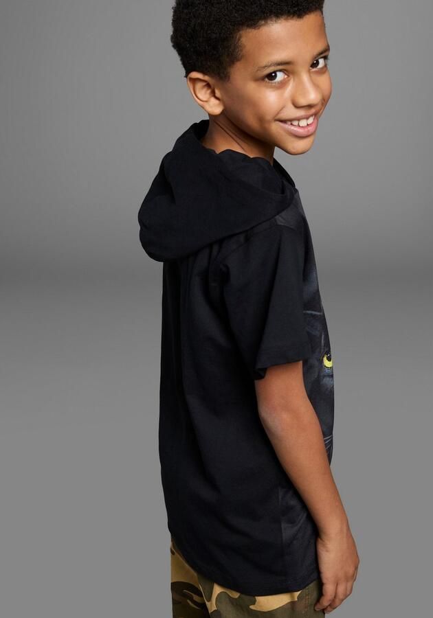 KIDSWORLD T-shirt Capuchon T-shirt met fotoprint: PANTHER Korte mouwen modieuze pasvorm met stijlvolle print - Foto 7