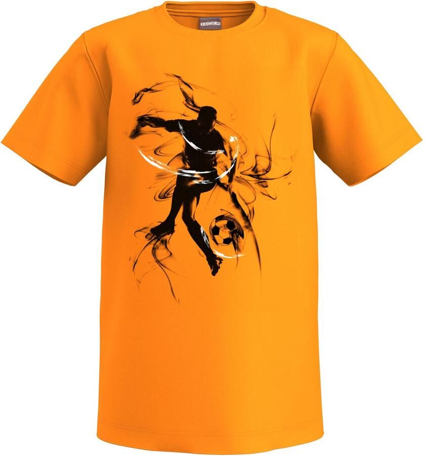 KIDSWORLD T-shirt Football coole voetballer-print