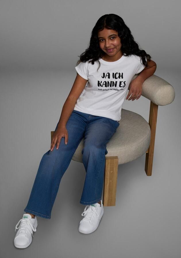 KIDSWORLD T-shirt Ja ik kan het ... Korte mouwen comfortabele pasvorm met coole statements - Foto 3