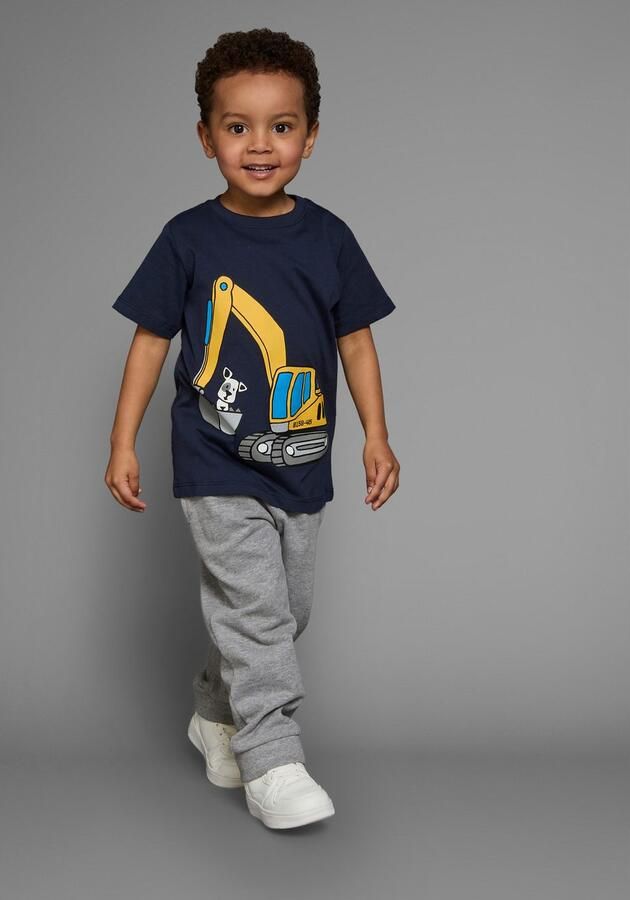 KIDSWORLD T-shirt Korte mouwen basic pasvorm met stijlvolle print met ribboordjes - Foto 6