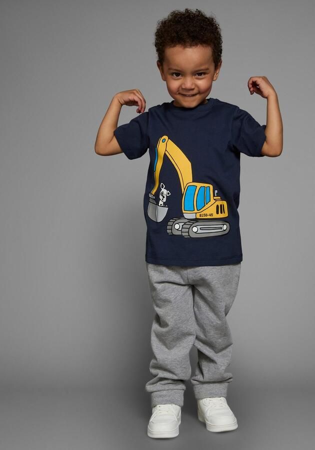 KIDSWORLD T-shirt Korte mouwen basic pasvorm met stijlvolle print met ribboordjes - Foto 7
