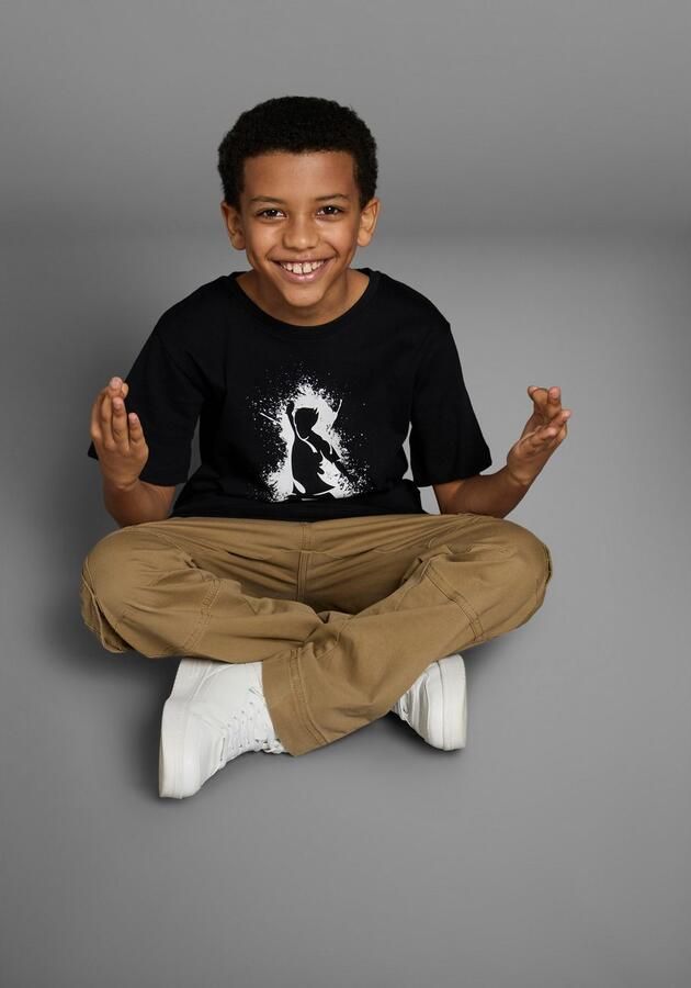 KIDSWORLD T-shirt Met casual VOETBAL-print Korte mouwen basic pasvorm met stijlvolle print ronde hals - Foto 5