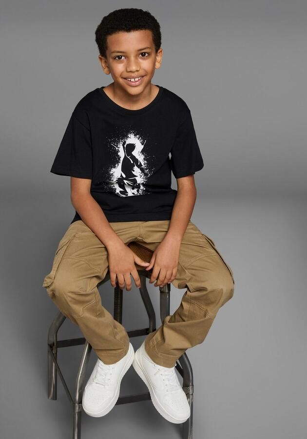 KIDSWORLD T-shirt Met casual VOETBAL-print Korte mouwen basic pasvorm met stijlvolle print ronde hals - Foto 6