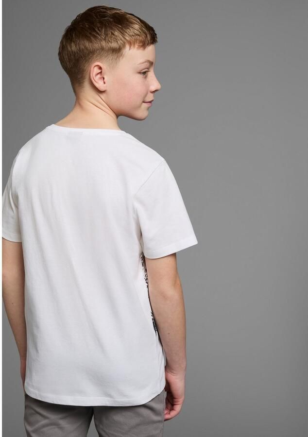 KIDSWORLD T-shirt Met coole LEEUW-print Korte mouwen basic pasvorm bedrukt ronde hals - Foto 3