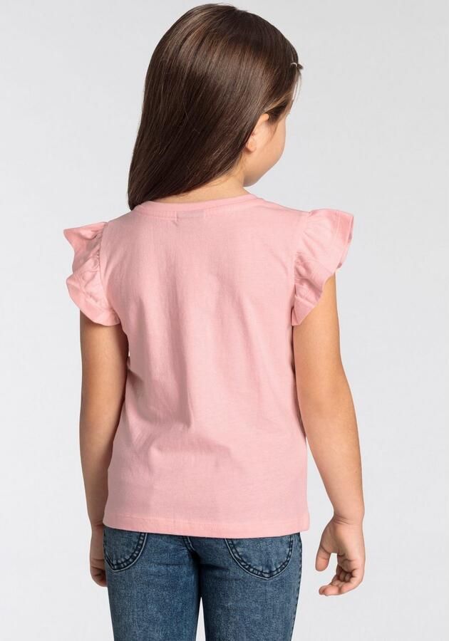 KIDSWORLD T-shirt Met eenhoornprint Korte mouwen basic gesneden met modieuze print - Foto 3