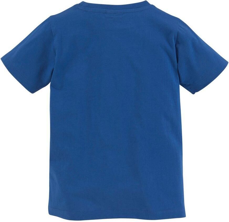 KIDSWORLD T-shirt Met spreuk: KLEIN+FRECH+SCHLAU... Korte mouwen basic pasvorm bedrukt ronde hals - Foto 7