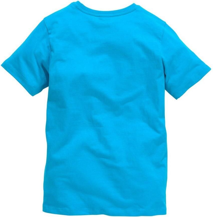 KIDSWORLD T-shirt Met spreuk: NICHT DEIN ERNST Korte mouwen basic pasvorm met trendy opdruk - Foto 8