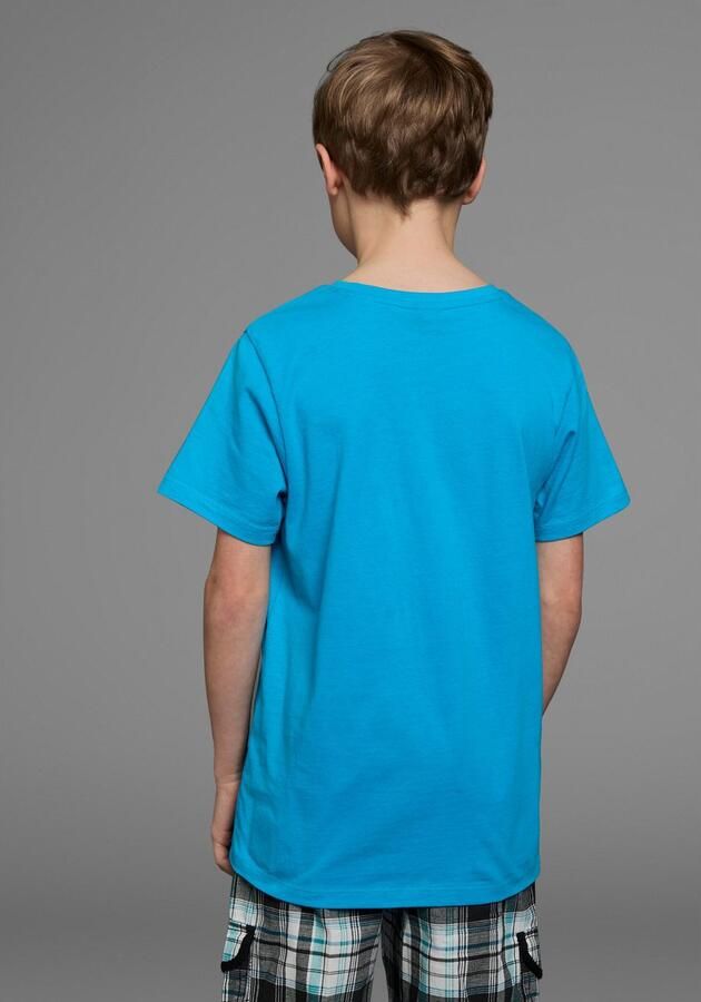KIDSWORLD T-shirt Met spreuk: NICHT DEIN ERNST Korte mouwen basic pasvorm met trendy opdruk - Foto 6