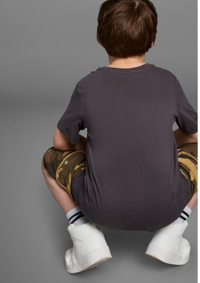 KIDSWORLD T-shirt Met spreuk-print: KEEP COOL... korte mouwen basic gesneden ronde hals van katoen - Foto 3