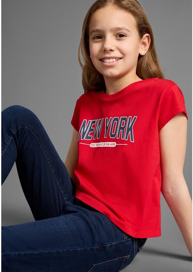 KIDSWORLD T-shirt New York Print Korte mouwen rechte pasvorm met stijlvolle print - Foto 2