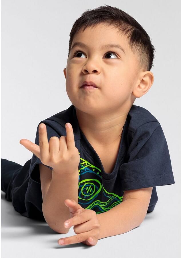 KIDSWORLD T-shirt Raket Korte mouwen basic pasvorm met trendy print ronde hals - Foto 3