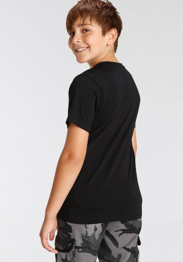 KIDSWORLD T-shirt Skating Print Korte mouwen basic pasvorm bedrukt ronde hals - Foto 5