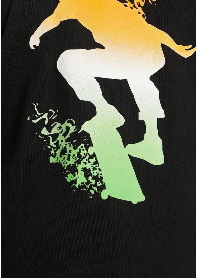 KIDSWORLD T-shirt Skating Print Korte mouwen basic pasvorm bedrukt ronde hals - Foto 2