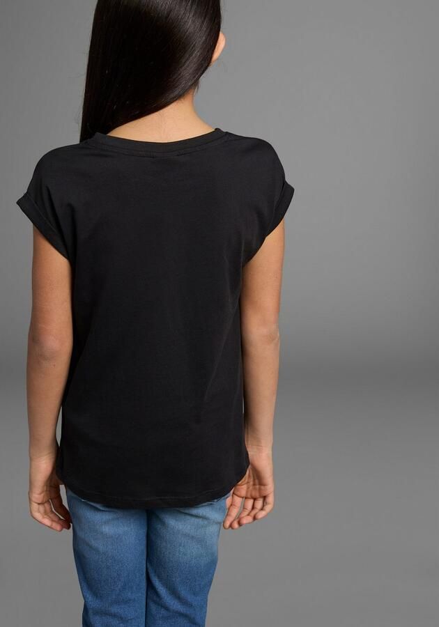 KIDSWORLD T-shirt Sorry. hab nicht zugehört. Korte mouwen bedrukt ronde hals van katoen - Foto 6