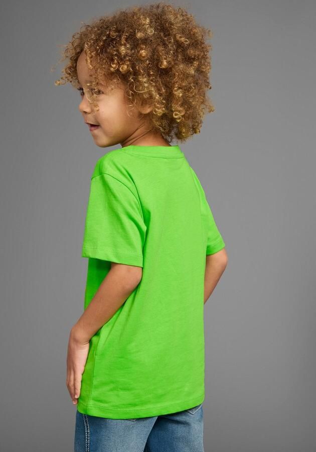 KIDSWORLD T-shirt Voetbal-print: TOOOR Korte mouwen basic pasvorm met state ts slogans - Foto 3