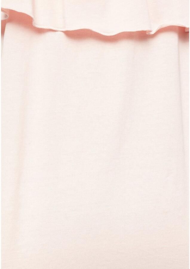 KIDSWORLD T-shirt Volant-Shirt Korte mouwen wijde pasvorm carmenhals van jersey stof - Foto 3