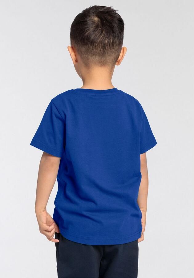 KIDSWORLD T-shirt Voor kleine jongens Korte mouwen basic pasvorm bedrukt met statements slogans - Foto 6