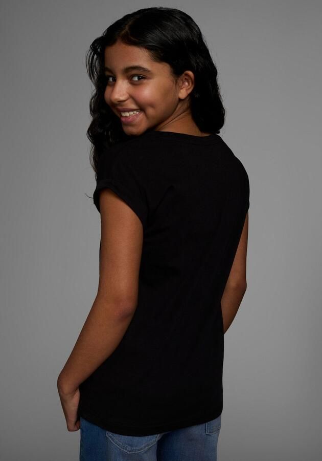 KIDSWORLD T-shirt WEEKEND loading...please wait Korte mouwen wijde pasvorm bedrukt uiterlijk ronde hals - Foto 5