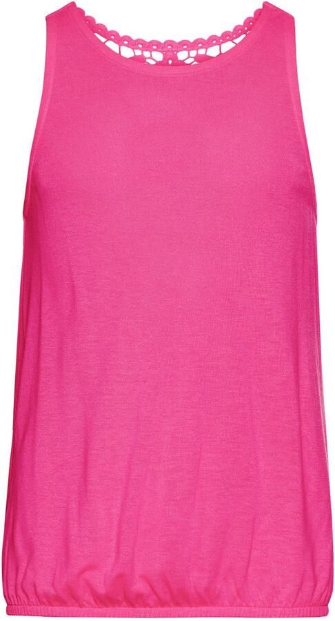 KIDSWORLD Tanktop Viskose Top met kanten inzet achter - Foto 5