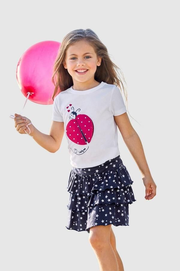 KIDSWORLD Volantrok Voor kleine meisjes - Foto 2