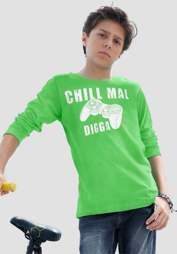 KIDSWORLD Shirt met lange mouwen CHILL MAL DIGGA