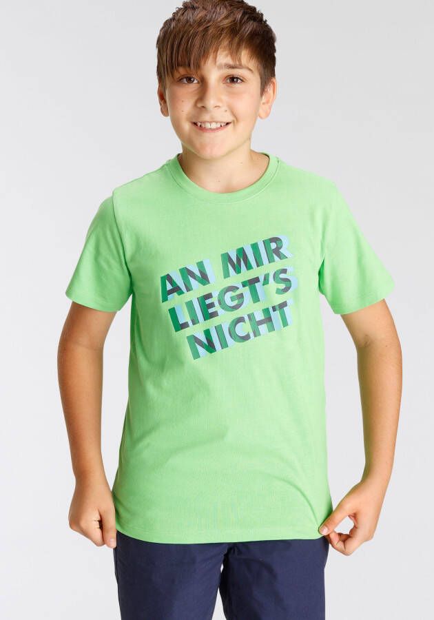 KIDSWORLD T-shirt AN MIR LIEGT´S NICHT quote