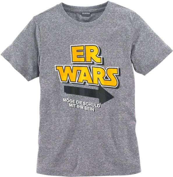 KIDSWORLD T-shirt ER WARS quote