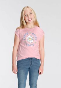 KIDSWORLD T-shirt FAITH HOPE LOVE wijd casual model
