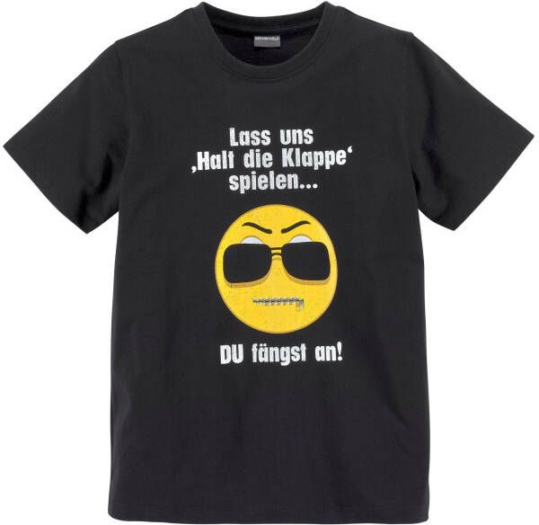 KIDSWORLD T-shirt LASS UNS: HALT DIE KLAPPEN! SPIELEN