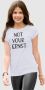 KIDSWORLD T-shirt NOT YOUR ERNST vlot model met kleine mouwomslag - Thumbnail 1