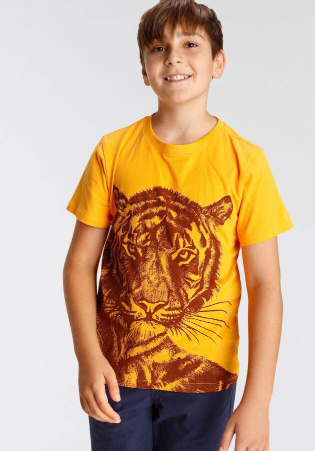 KIDSWORLD T-shirt Tijger Animal-print