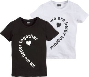 KIDSWORLD T-shirt We are better together Basic model (set 2-delig)