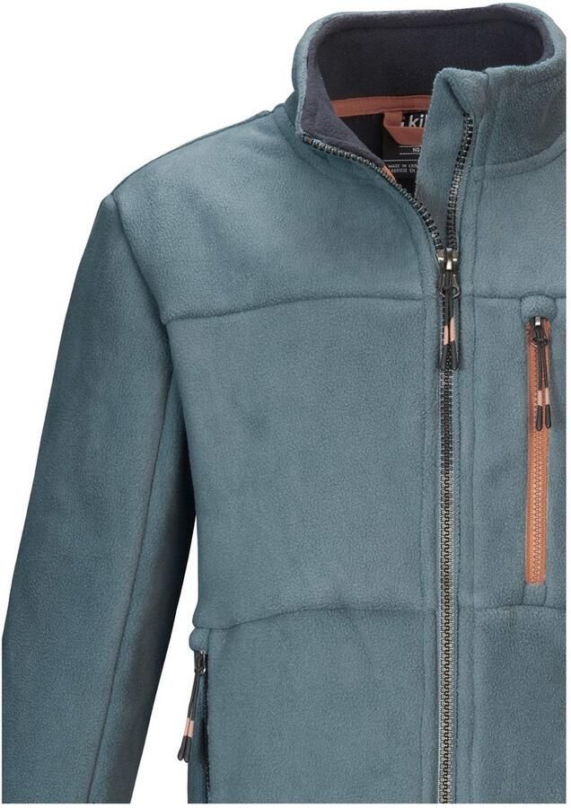 Killtec Fleecejack KOW 225 BYS FLC JCKT Kinderfleecejack met opstaande kraag kinbescherming en zakken met ritssluiting - Foto 3