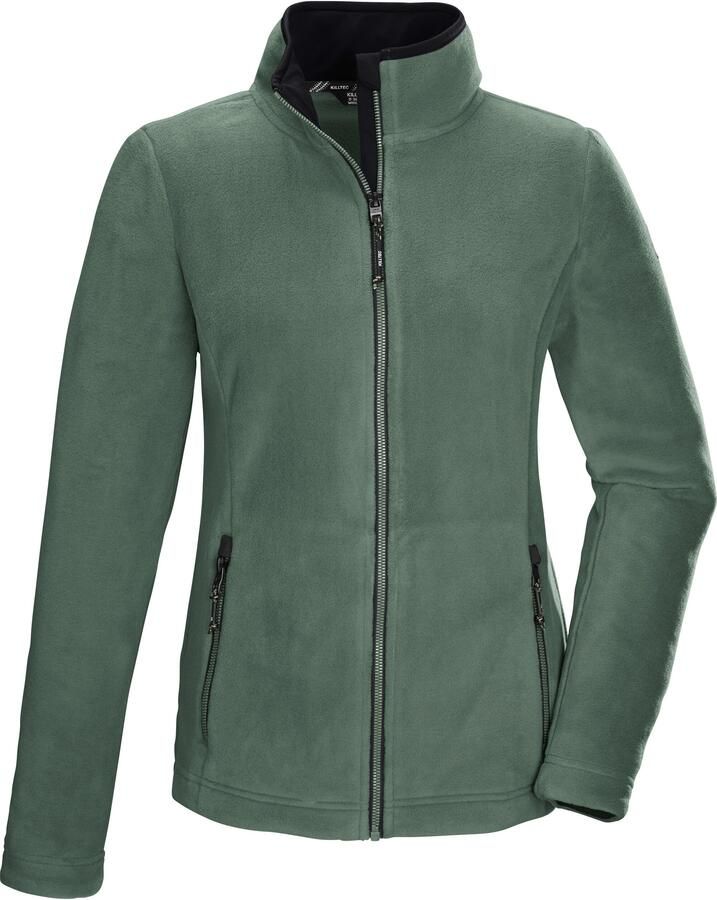 Killtec Fleecejack KOW 3 WMN FLC JCKT Fleecejas met stretch kinbescherming en afsluitbare zakken - Foto 2