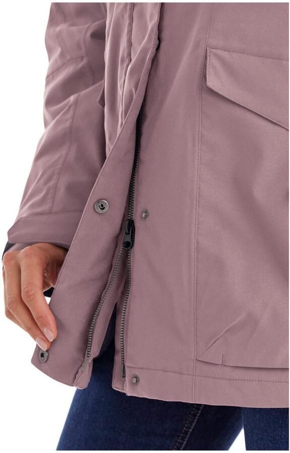 Killtec Functioneel jack Dames Jas Waterdichte ademende damesjas met afneembare capuchon - Foto 4