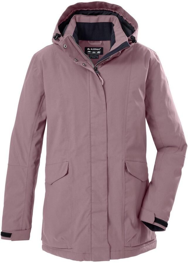 Killtec Functioneel jack Dames Jas Waterdichte ademende damesjas met afneembare capuchon