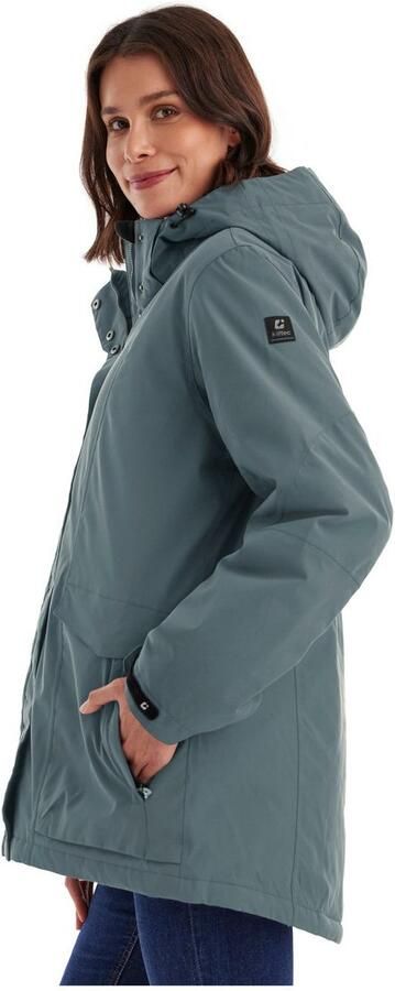 Killtec Functioneel jack Dames Jas Waterdichte ademende damesjas met afneembare capuchon - Foto 6