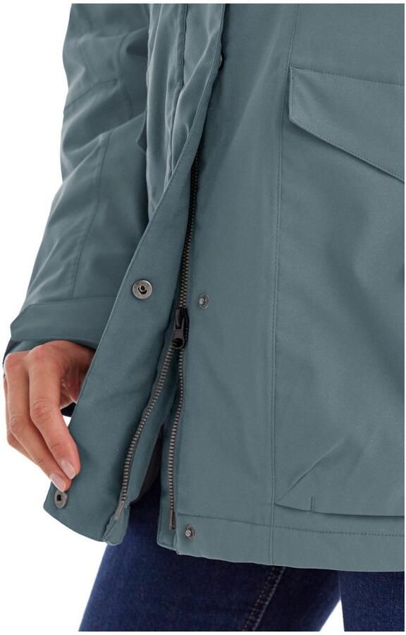 Killtec Functioneel jack Dames Jas Waterdichte ademende damesjas met afneembare capuchon - Foto 3