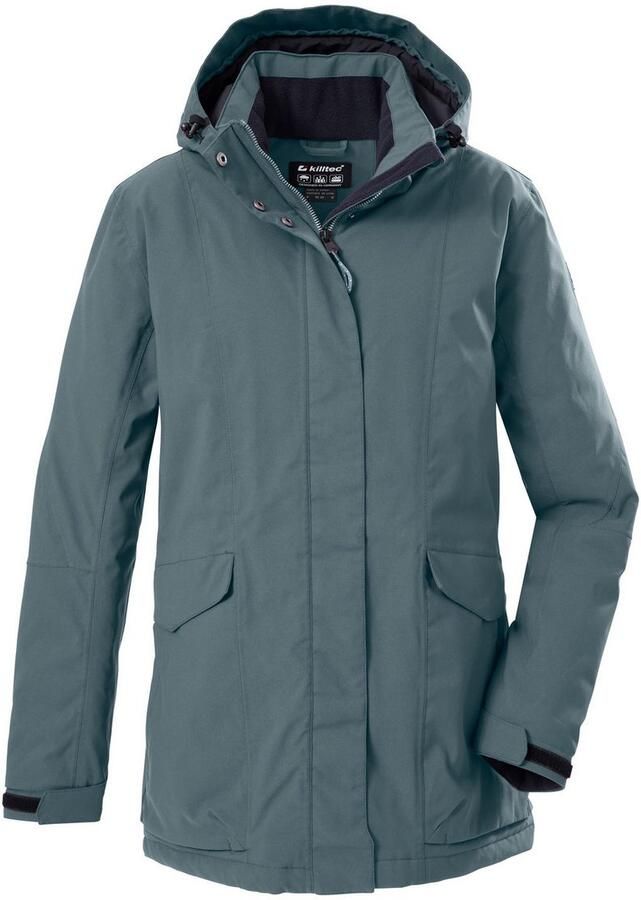 Killtec Functioneel jack Dames Jas Waterdichte ademende damesjas met afneembare capuchon